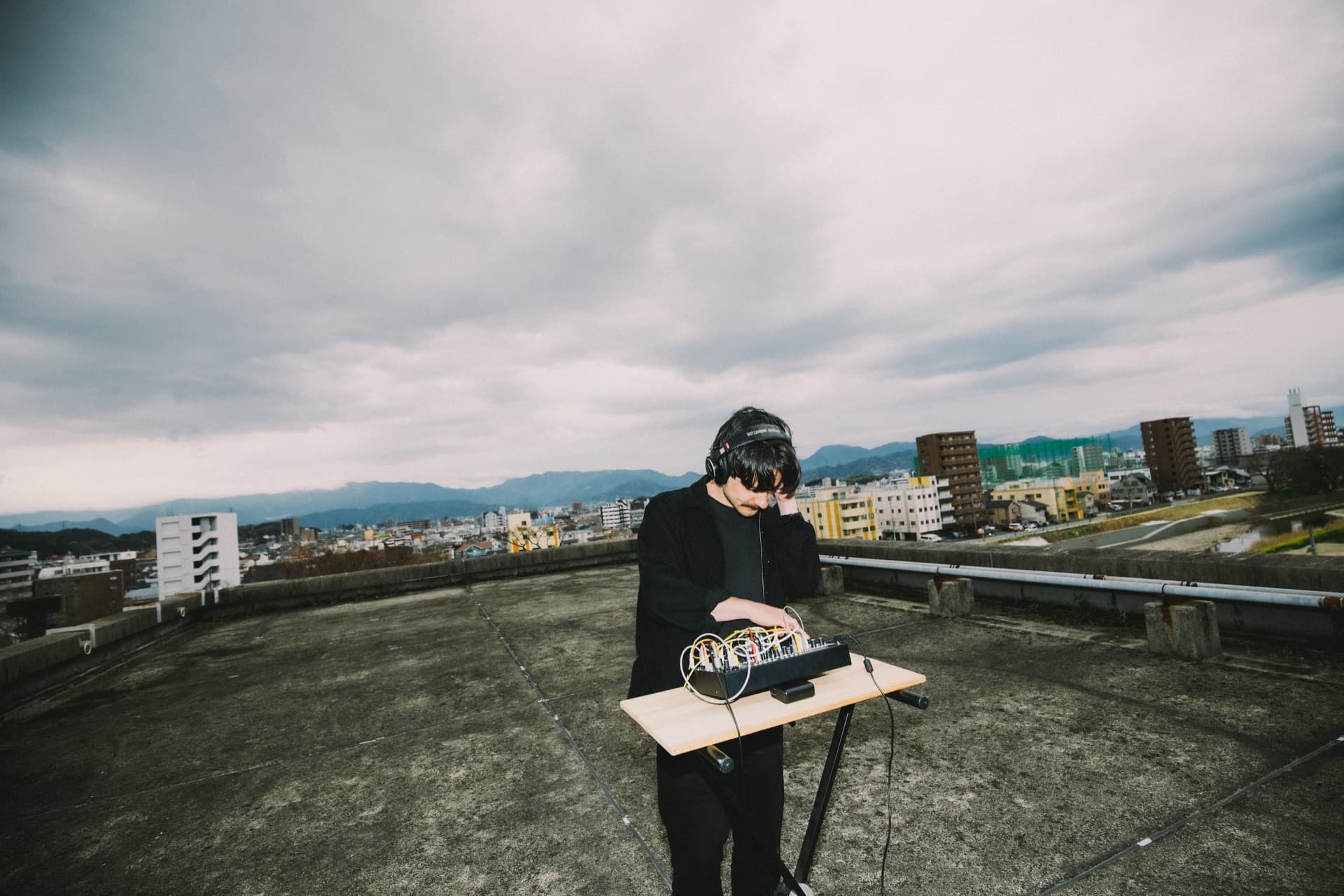 松山市街の屋上パノラマ